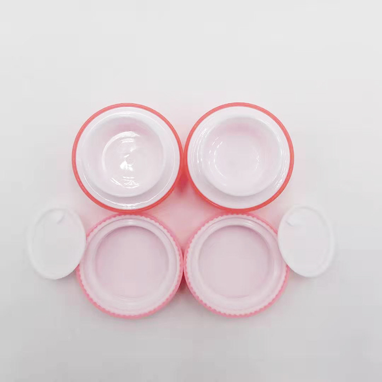 10g pink frost cosmetic jars 