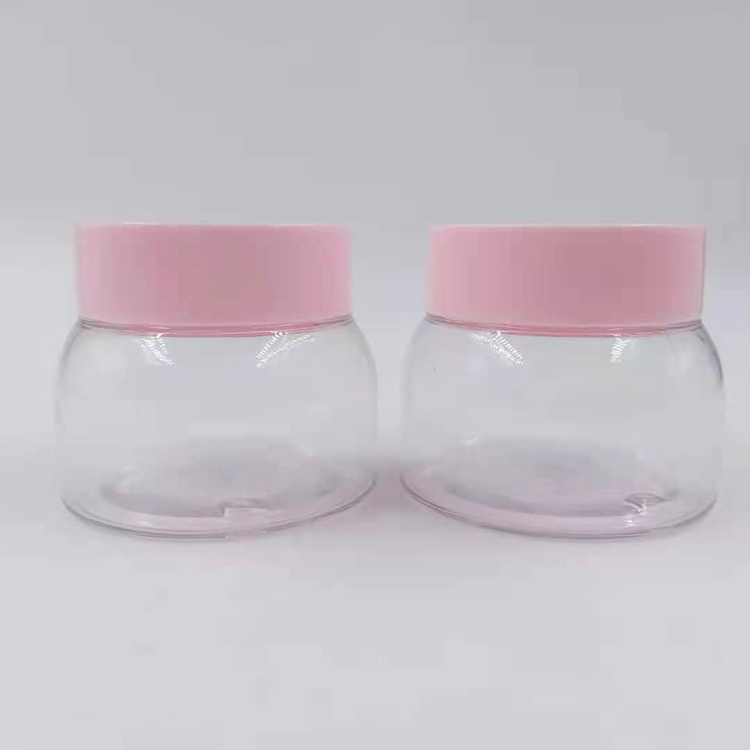 Transparent Cream Jar